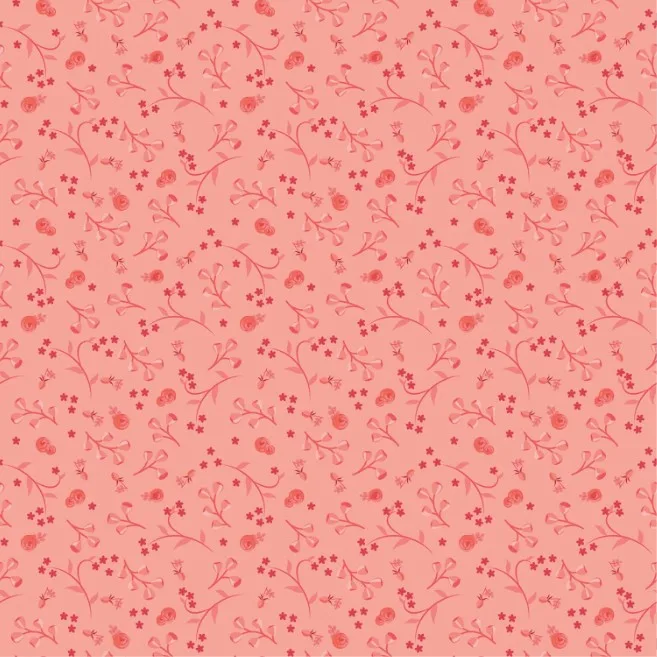 Front Porch Floral Coral - Riley Blake