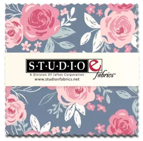 5in Squares Beautiful Bowquets, 42pcs - Studio E