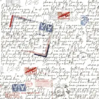 Sew America Dear Folks WWII White - Riley Blake