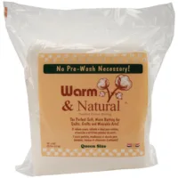 Warm & Natural Queen Size Cotton Batting 90 x 108