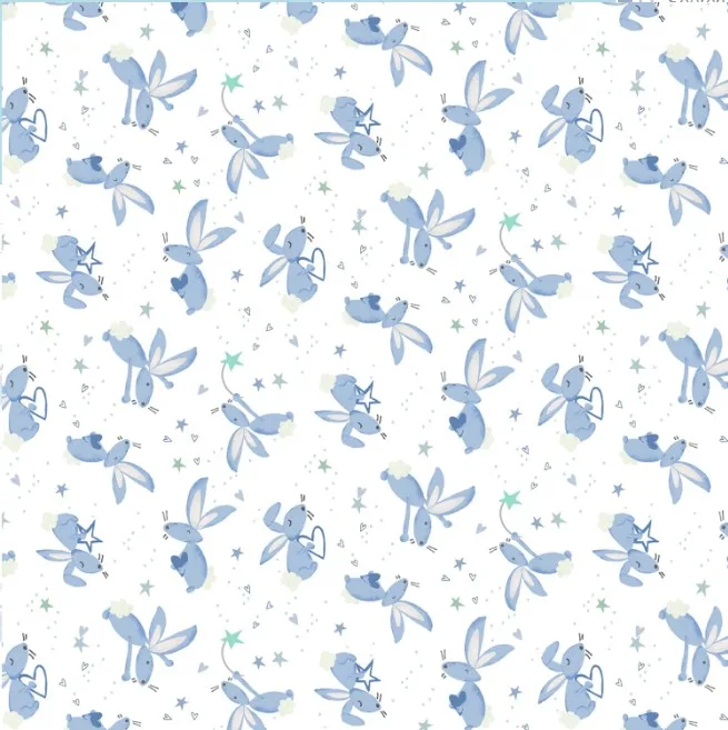 White Bunny Toss WP080625