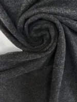 Gray Wool Blend Tweed