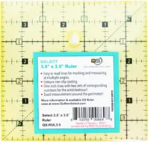 Quilter's Select Non-Slip Ruler 3-1/2in x 3-1/2in