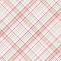 Sweet Meadow - Garden Plaid Sage/Peach