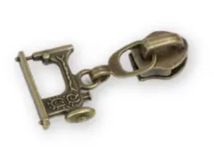 Sewing Machine Zipper Pulls - Antique