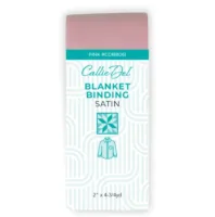 CD Satin Blanket Binding Pink 2in x 4-3/4yd