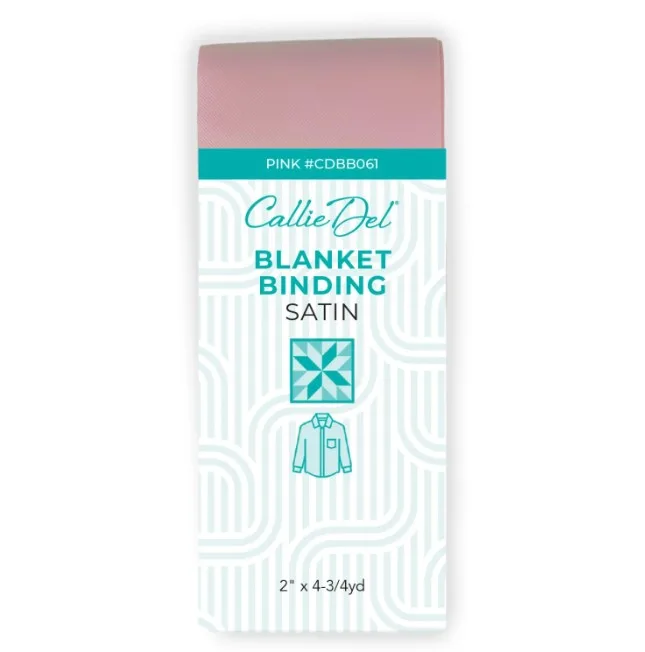 CD Satin Blanket Binding Pink 2in x 4-3/4yd