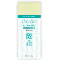 CD Satin Blanket Binding Maize 2in x 4-3/4yd