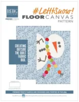 #LETITSNOW! Floor Canvas