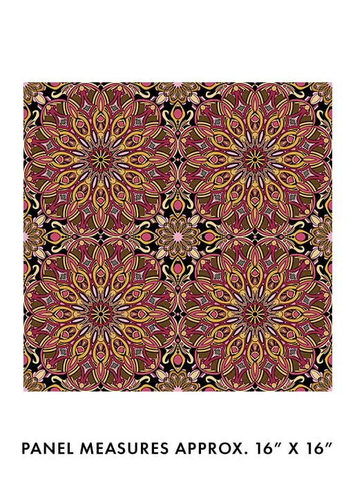Newest Worlds - Worldly Mandala Rose/Multi