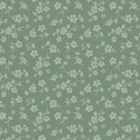 Meadow Floral - Dark Sage