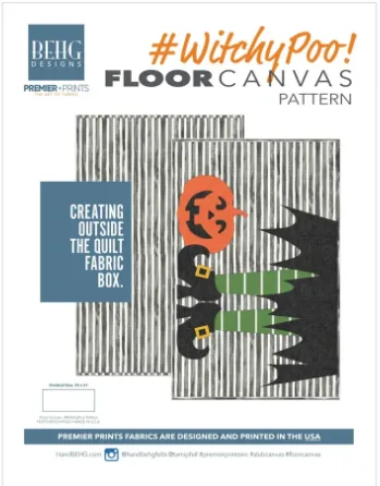 #WitchyPoo! Floor Canvas