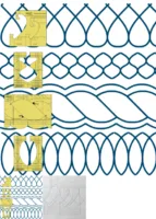 Border Sampler Template - Low Shank