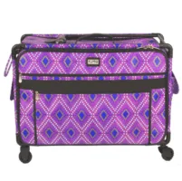 Tutto Sewing Machine Case On Wheels 2X Large 28in Pink Diamond