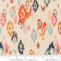 Feathered Ikat Blenders - Boho Haven - Eggshell