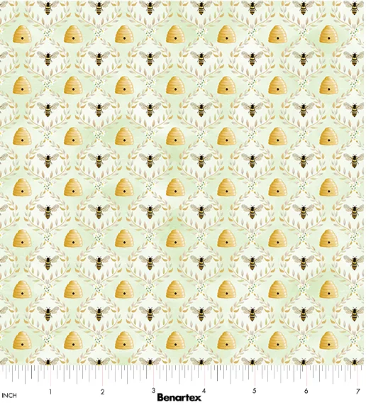 Sweet Bees - Green - Enchanted Spring