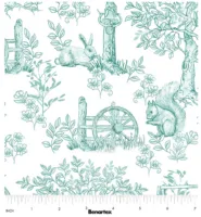 Belle Toile - White/Harbor