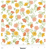 Mountain Flower Toss - Coraline/White