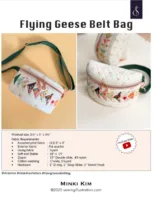 Flying Geese Belt Bag - Pattern