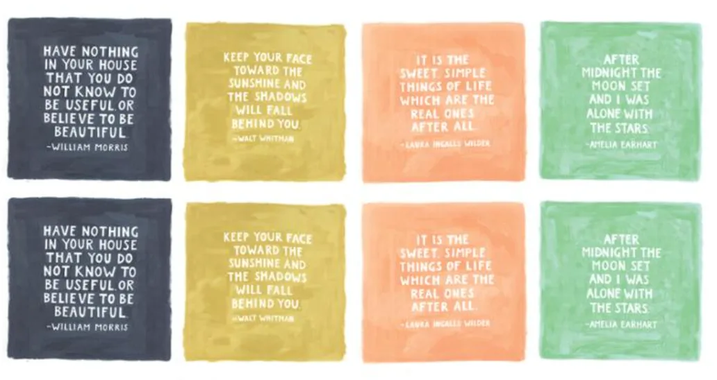 Goldenrod 12" x 44" Quotes Mult Panel