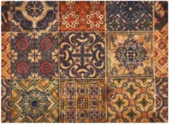 18"X15" Cork Fabric - Patchwork Tile