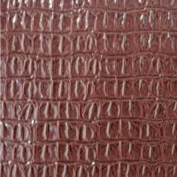 17"x36" Faux Crocodile Vinyl - Chocolate