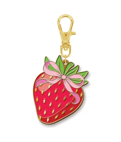 Strawberry Shortcake Strawberry Enamel Charm