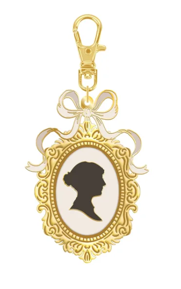 Jane Austen Silhouette Charm