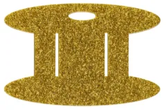 Binding Wrap and Store Spool - Gold