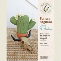 Sonora Saguaro Pin Cushion Pattern