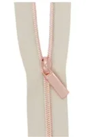 Zippers by the Yard - Beige/Rose Gold - Sallie Tomato