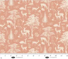 Deer with Trees - Lt. Mauve - Forest Memoirs