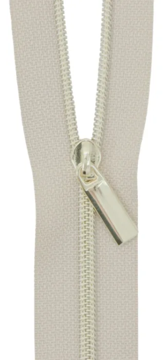 Zippers by the Yard - Beige/Gold - Sallie Tomato