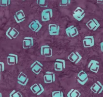 Crystal Reflections - Batik - Purple
