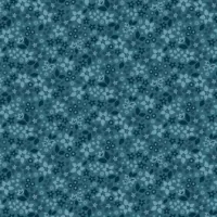 Star Flowers Teal - Holly & Hearth - Benartex