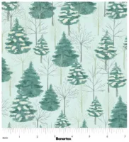 Benartex Forest Symphony Lt.Turqoise/Pine