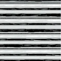 Jungle Stripes - Black/Gray - Flannel