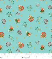Benartex Frosty Friends Light Turquoise