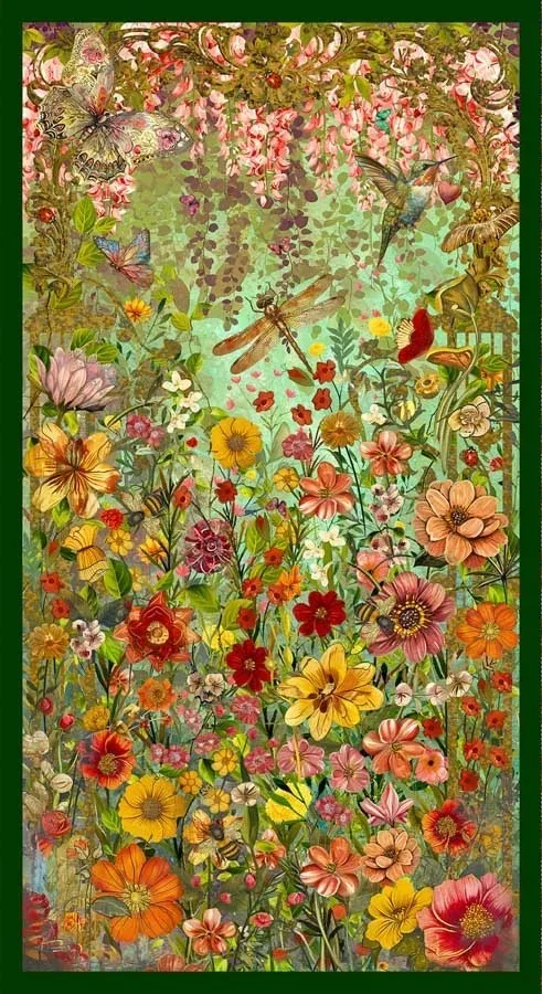 Garden Panel 24" - Light Teal - Enchanted Canopy
