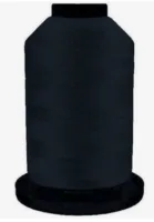 RA Super Strength Embroidery Thread - Rayon Black 5500yds