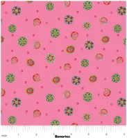 Snow Joy - Playful Swirls - Pink - Benartex