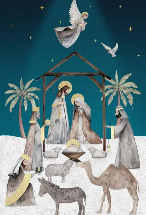 Silent Night Panel 24"