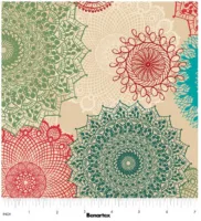 Dancing Doilies - Multi - Winter Haven - Benartex