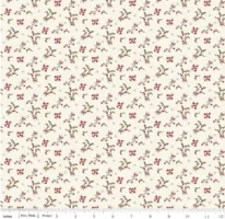 Christmas Greetings - Berries - Cream - Riley Blake