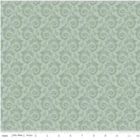 Christmas Greetings - Scroll - Sage - Riley Blake