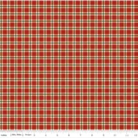 Christmas Greetings - Plaid - Red - Riley Blake