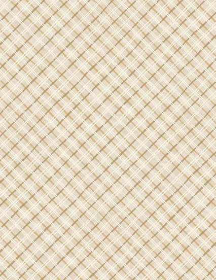 WP Paws at Play Plaid Cream