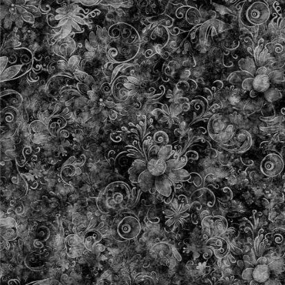 Queens Garden - 4 Dark Gray - 108"