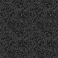 Scrolls and Webs - Charcoal - Dark Academia - White Owl Textiles