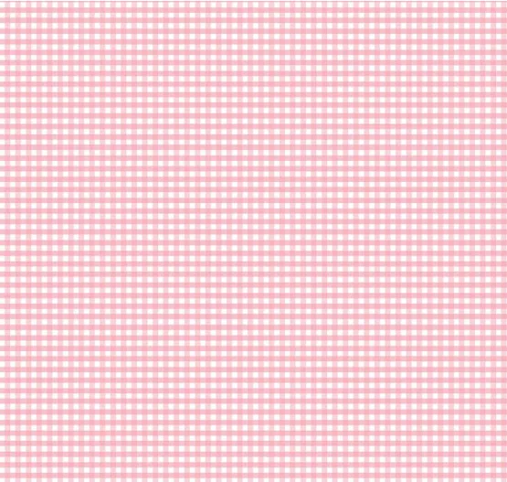 1/8" Gingham Baby Pink